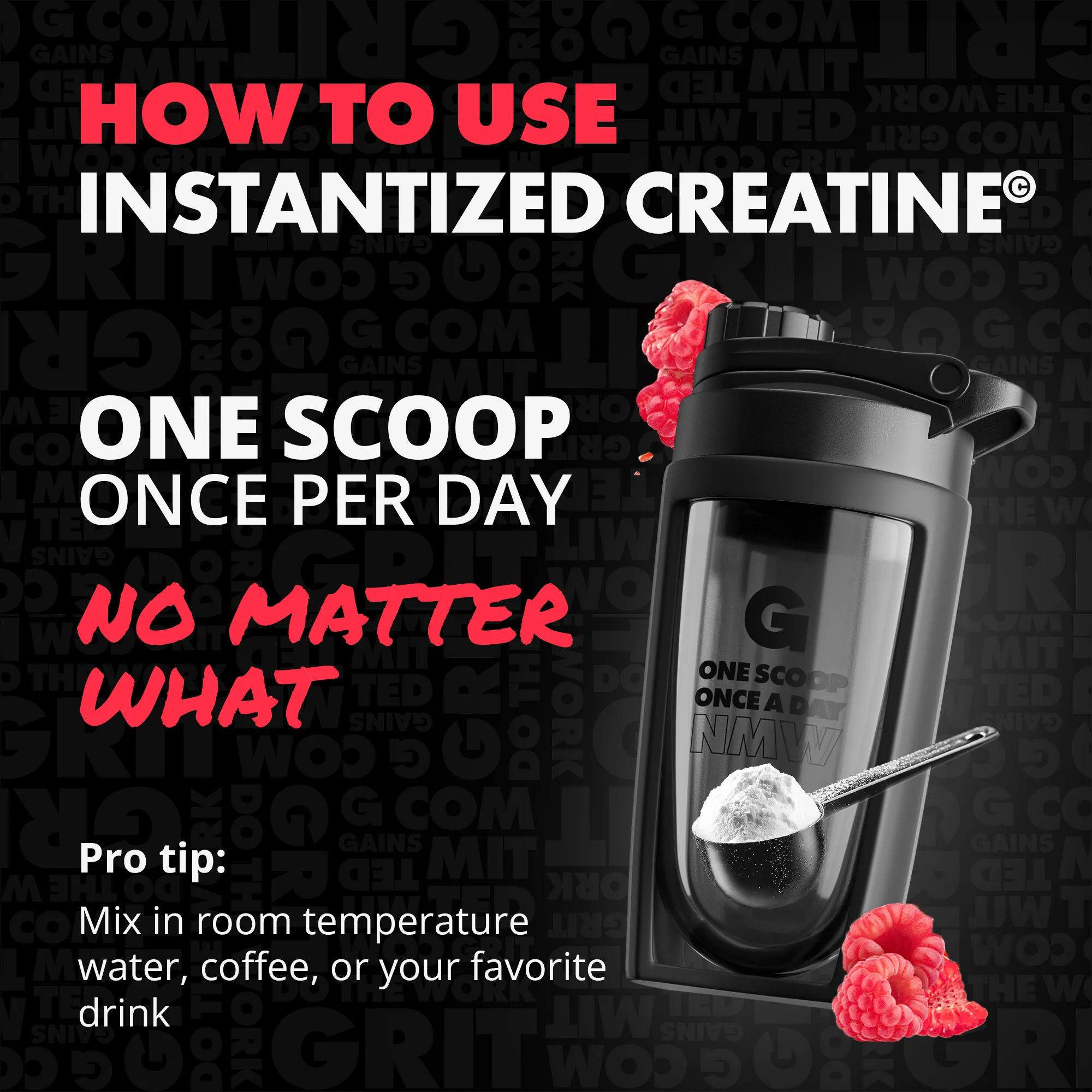 Instantized Creatine - Sour Raspberry - Image 8